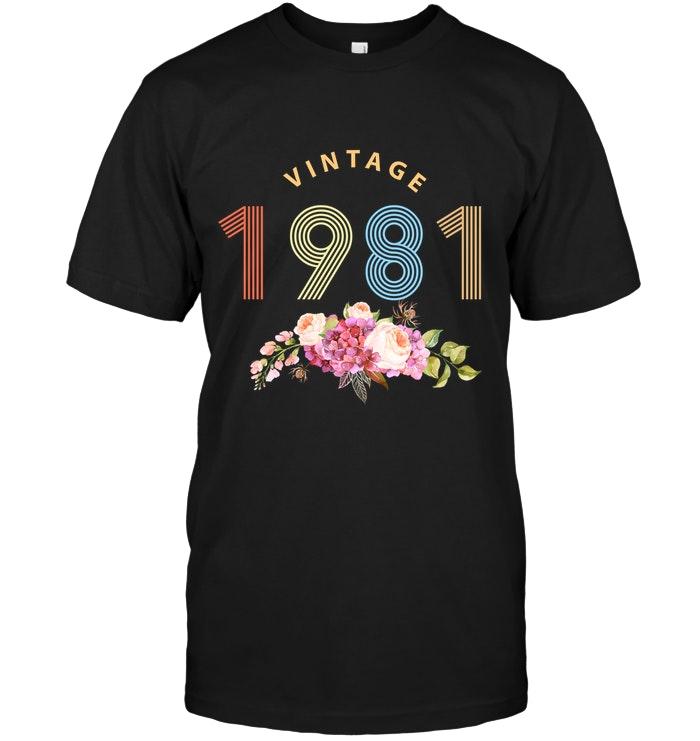 1981 Vintage Flower Shirt