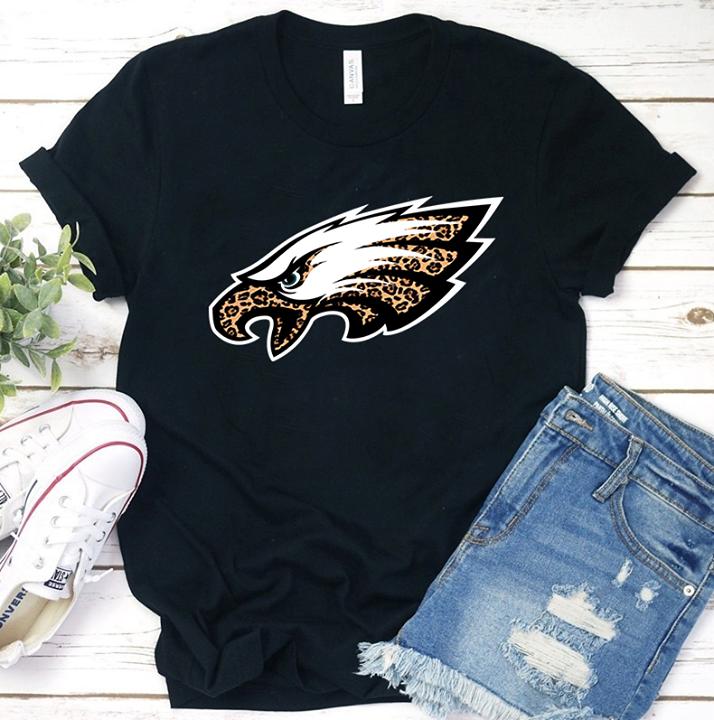 Philadelphia Eagles Leopard Pattern T Shirt