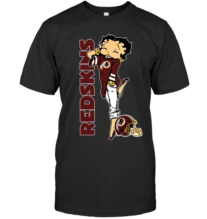 Washington Redskins Betty Boop Fan Shirt