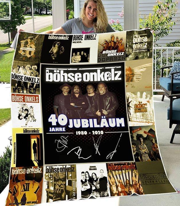 Bohseonkelz 40 Jahre Jubilaum Sign Quilt Blanket Quilt Blanket