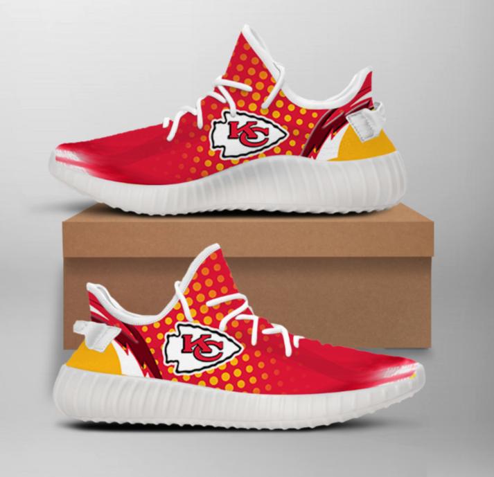 Nfl Kansas City Chiefs Team Big Logo Yeezy Boost 350 V2 Yeezy Sneaker
