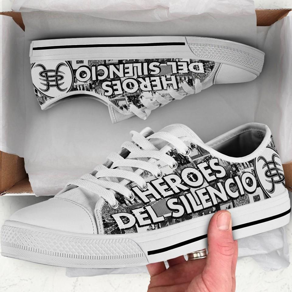 Hd S Heroes Del Silencio Custom Low Converse Sneaker