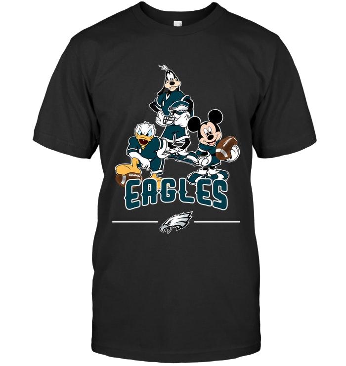 Philadelphia Eagles Mickey Donald Goofy Fan Shirt
