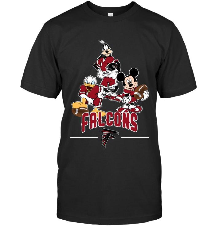 atlanta Falcons Mickey Donald Goofy Fan Shirt