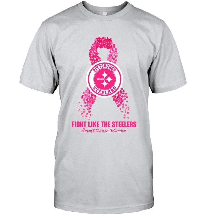 Pittsburgh Steelers Fight Like The Steelers Br East Cancer Warrior Shirt
