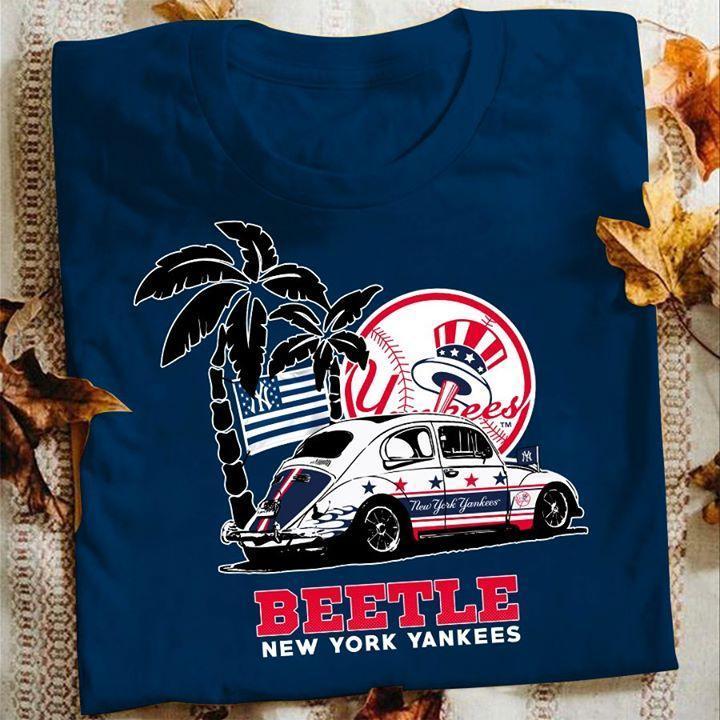 beetle The Beatles New York Yankees T Shirt