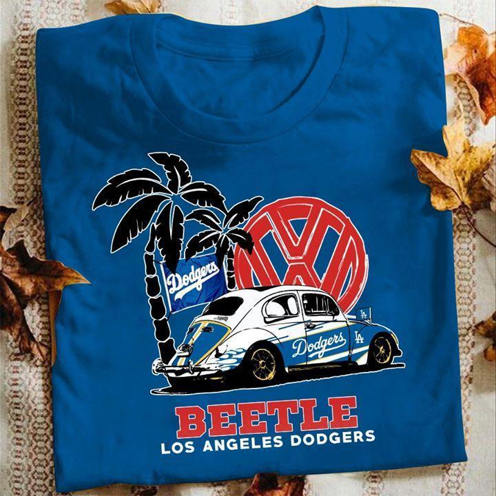 beetle The Beatles Los Angeles Dodgers T Shirt
