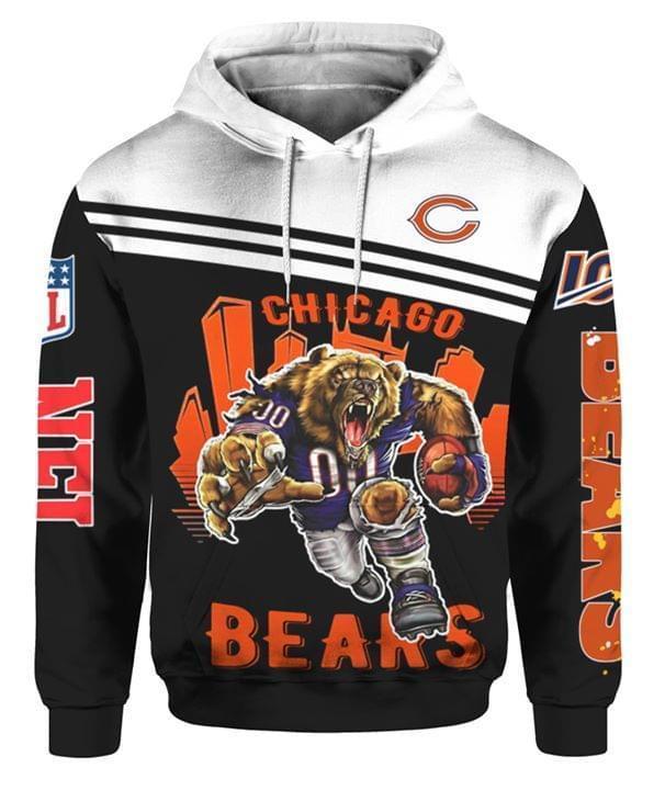 Nfl Chicago Bears For Bears Lover 3d Printed Hoodie