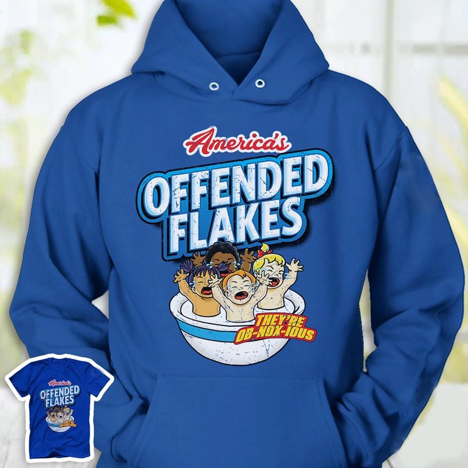 Americas Offended Flakes Hoodie T Shirt