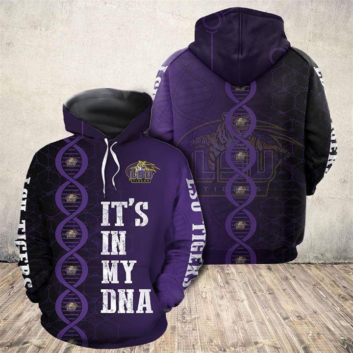 Its In My Dna Lsu Tigers For Tigers Fan 3d Printed Hoodie