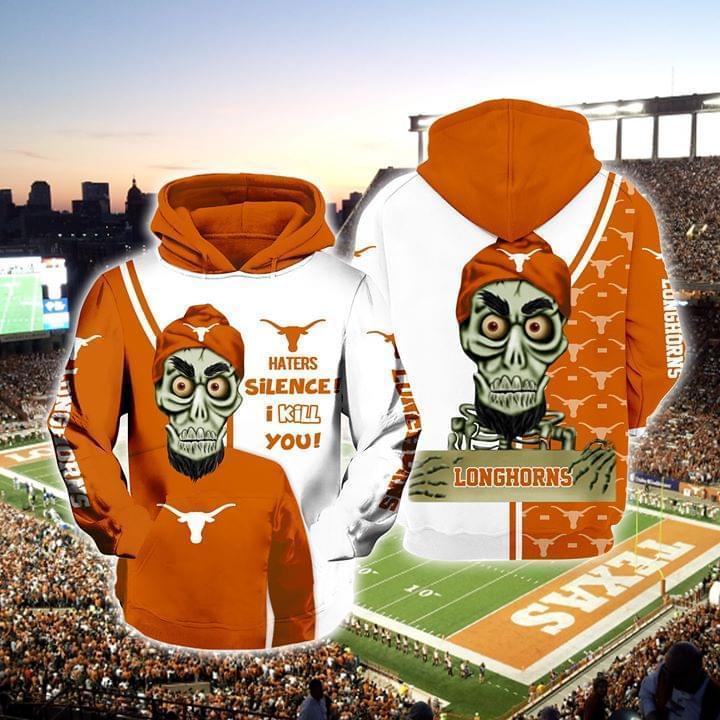Achmed Texas Longhorns Haters I Kill You 3d Printed Hoodie 3d