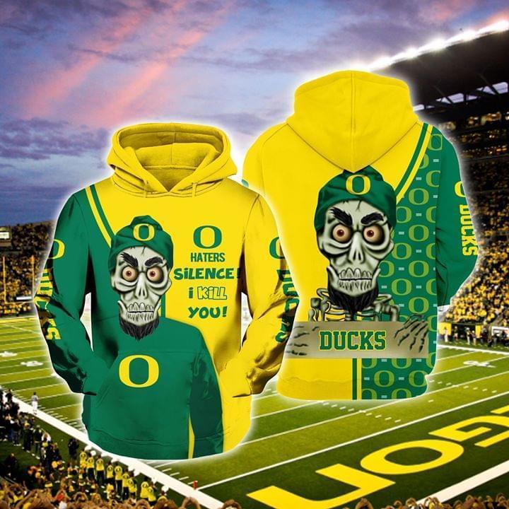 Achmed Oregon Ducks Haters I Kill You 3d Printed Hoodie 3d