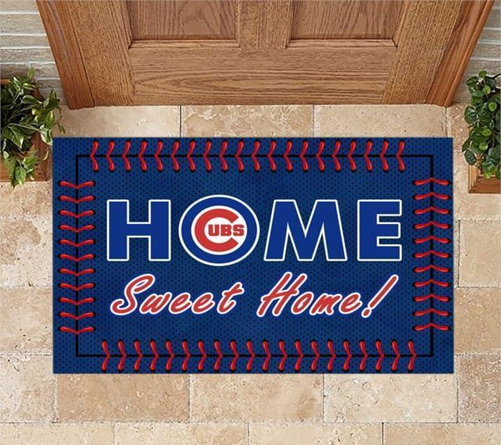 Chicago Cubs Home Sweat Home Doormat Doormat