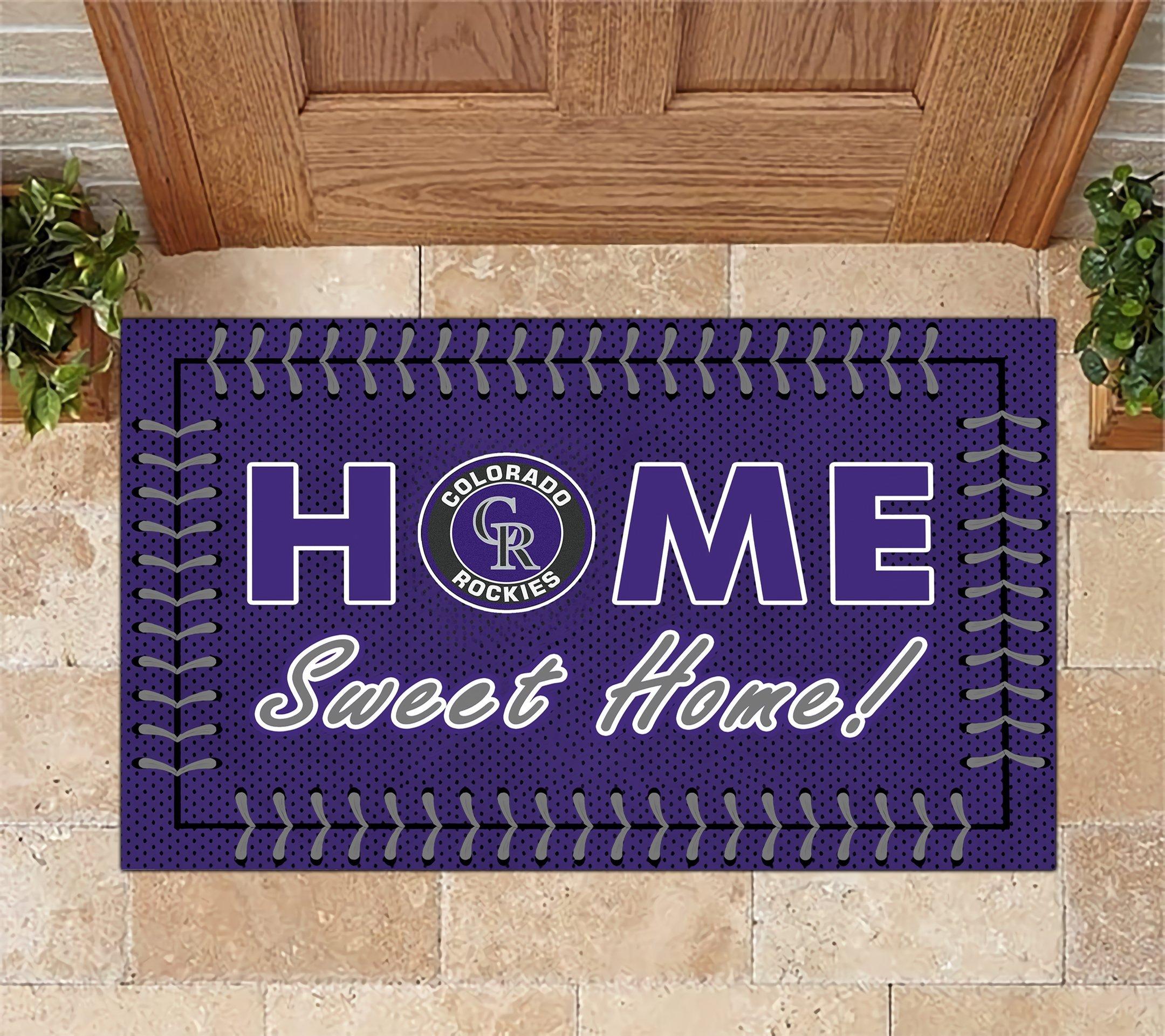 Colorado Rockies Home Sweet Home Doormat Doormat
