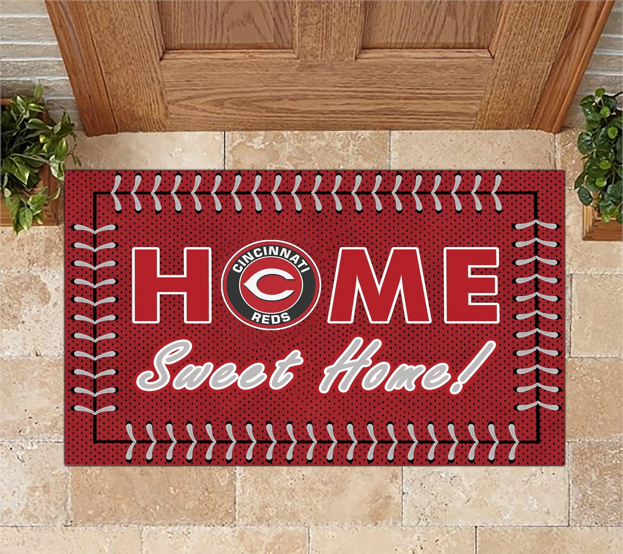 Cincinnati Reds Home Sweet Home Doormat Doormat