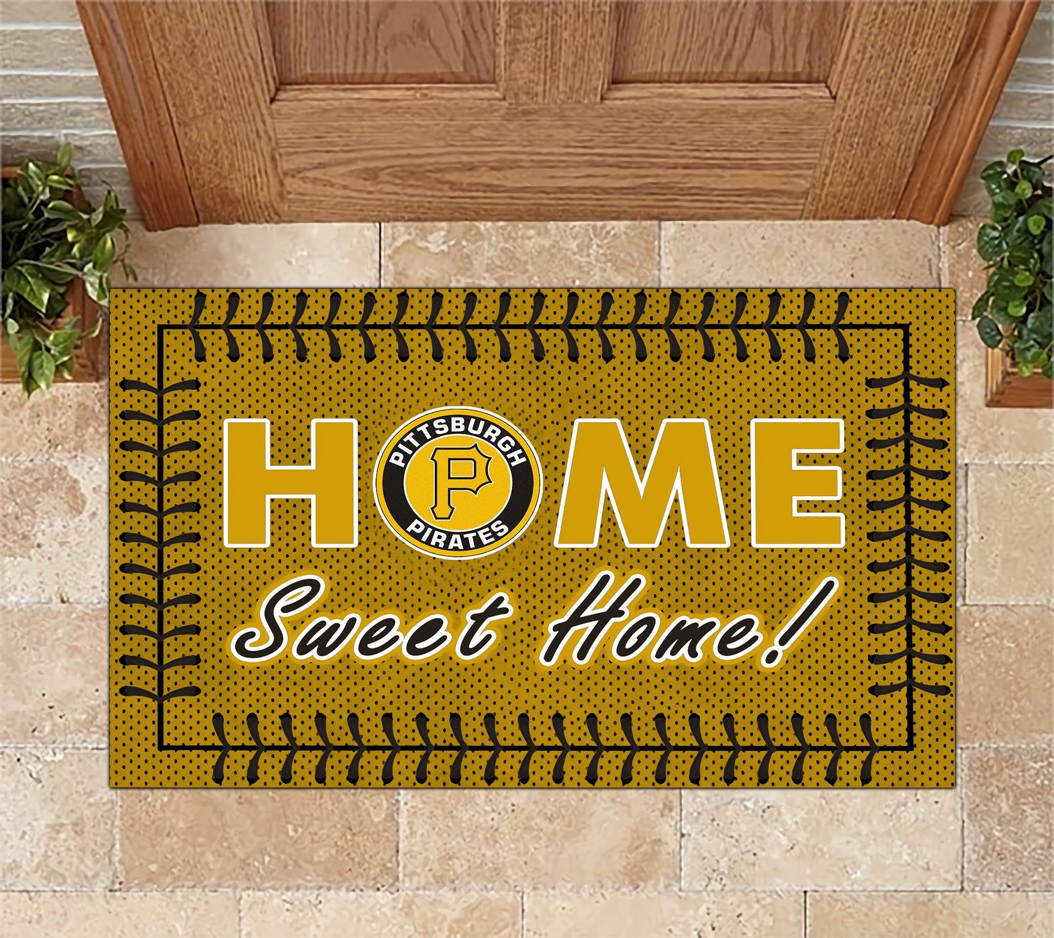 Pittsburgh Pirates Home Sweet Home Doormat Doormat