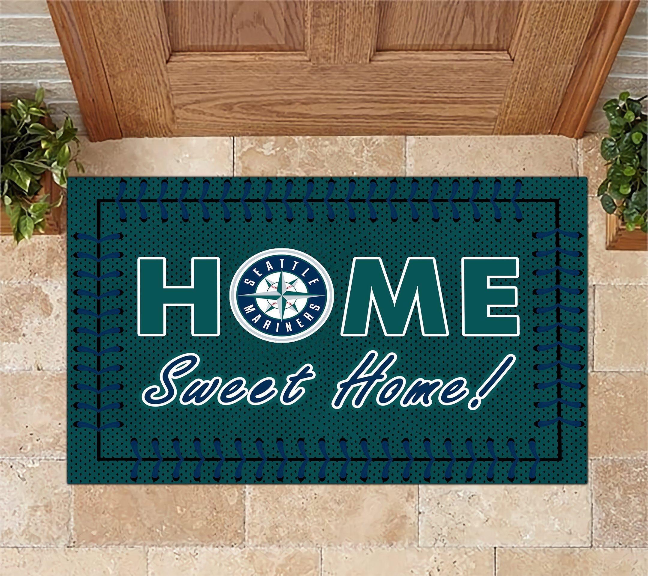 Seattle Mariners Home Sweet Home Doormat Doormat
