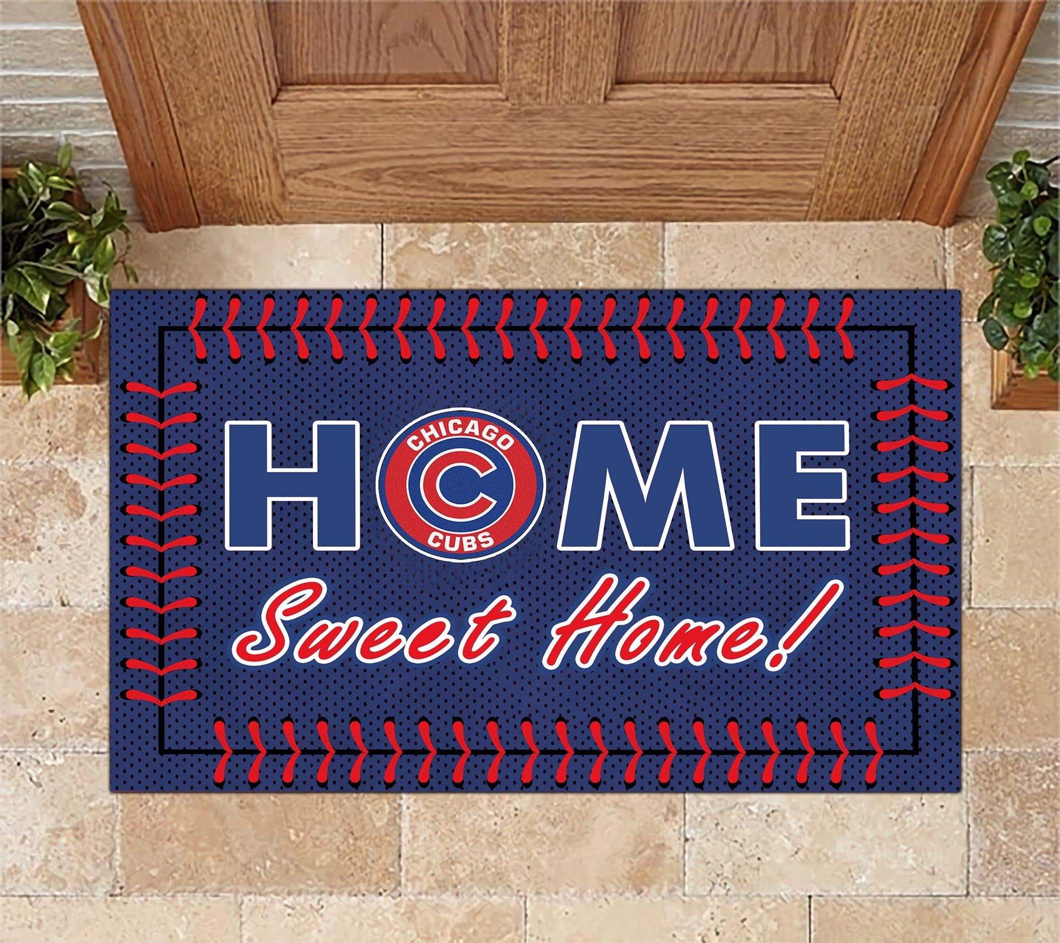 Chicago Cubs Home Sweet Home Doormat Doormat