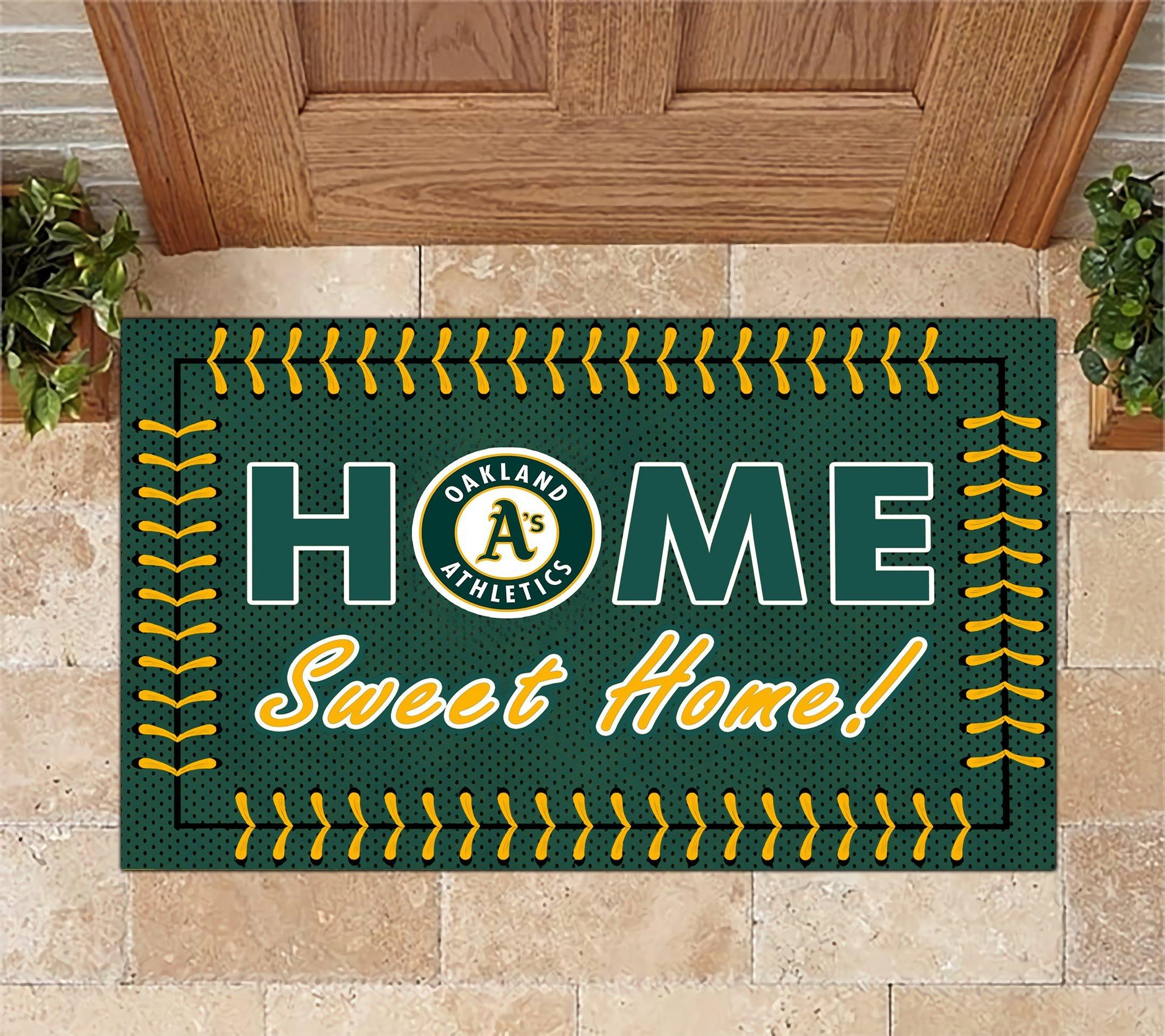 Oakland Athletics Home Sweet Home Doormat Doormat