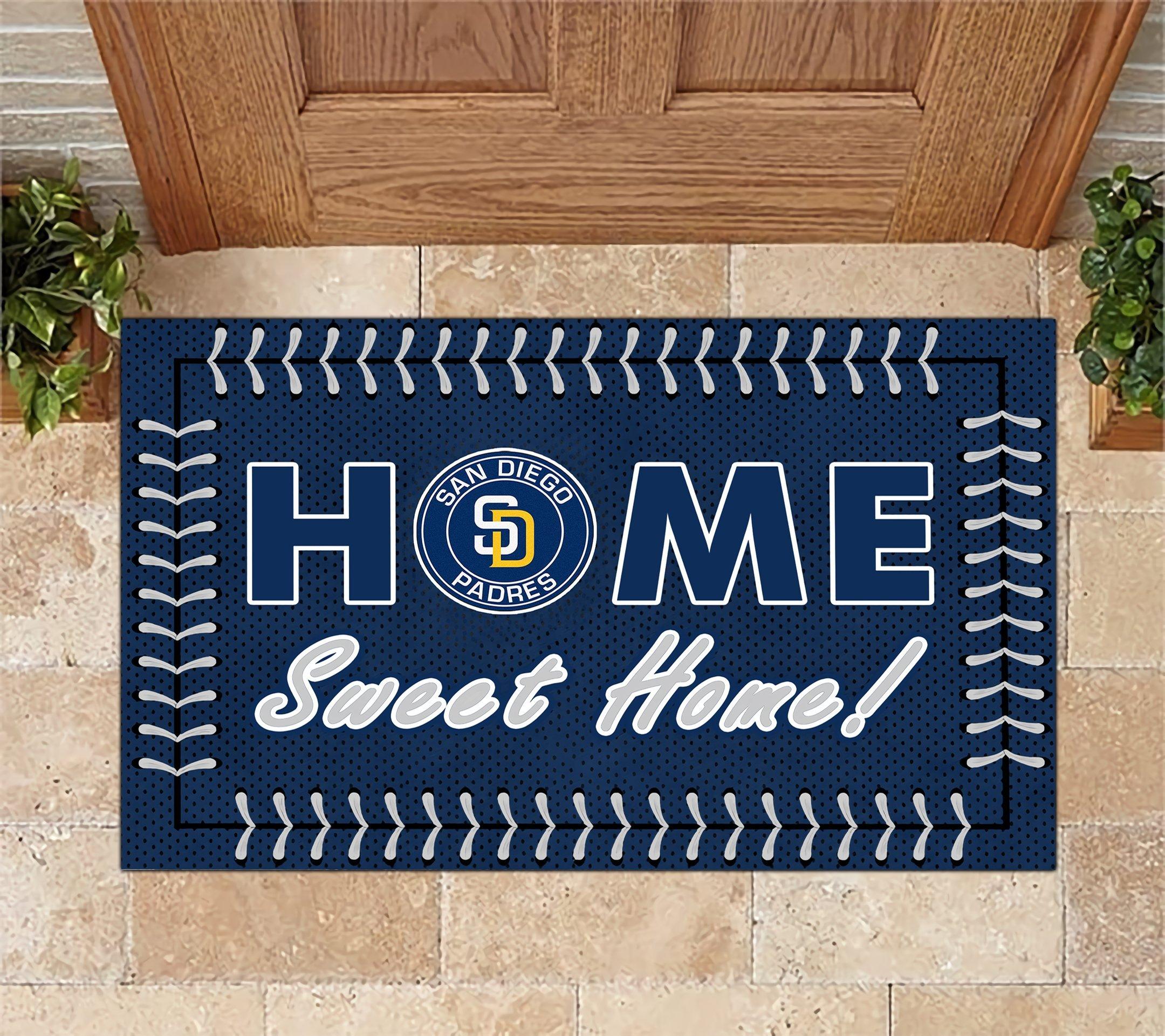 San Diego Padres Home Sweet Home Doormat Doormat