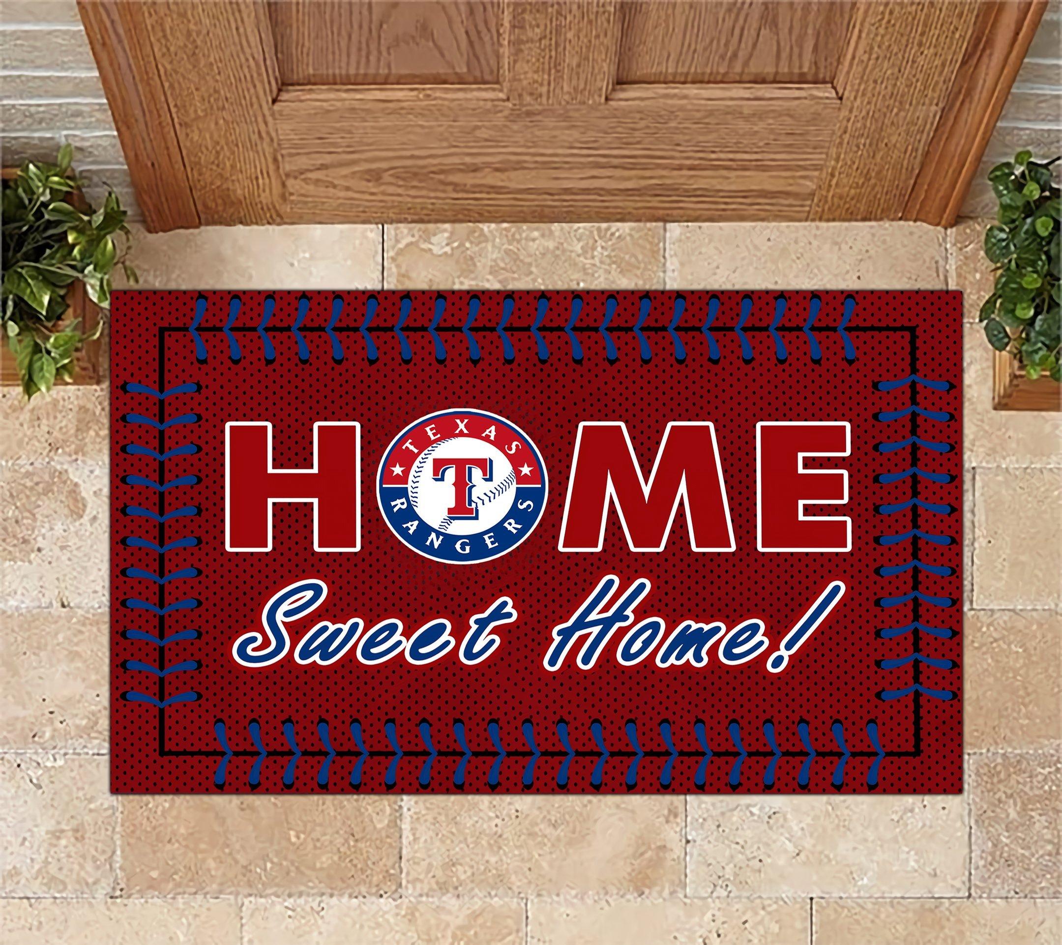 Texas Rangers Home Sweet Home Doormat Doormat