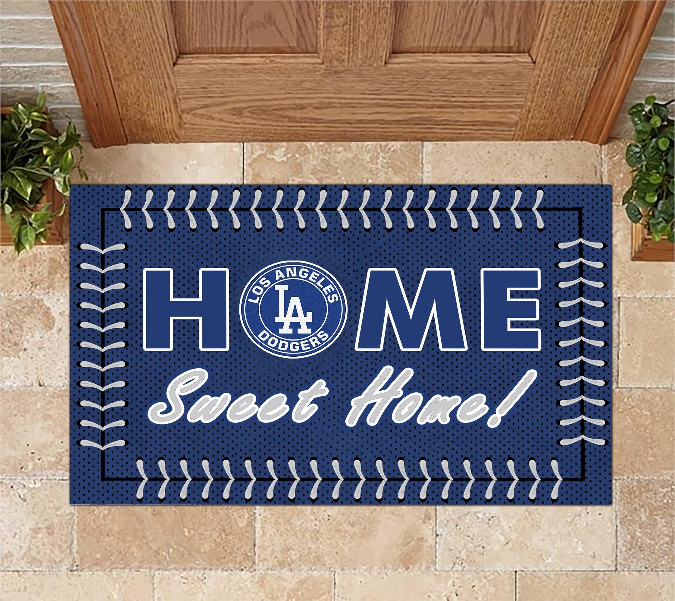 Los Angeles Dodgers Home Sweet Home Doormat Doormat