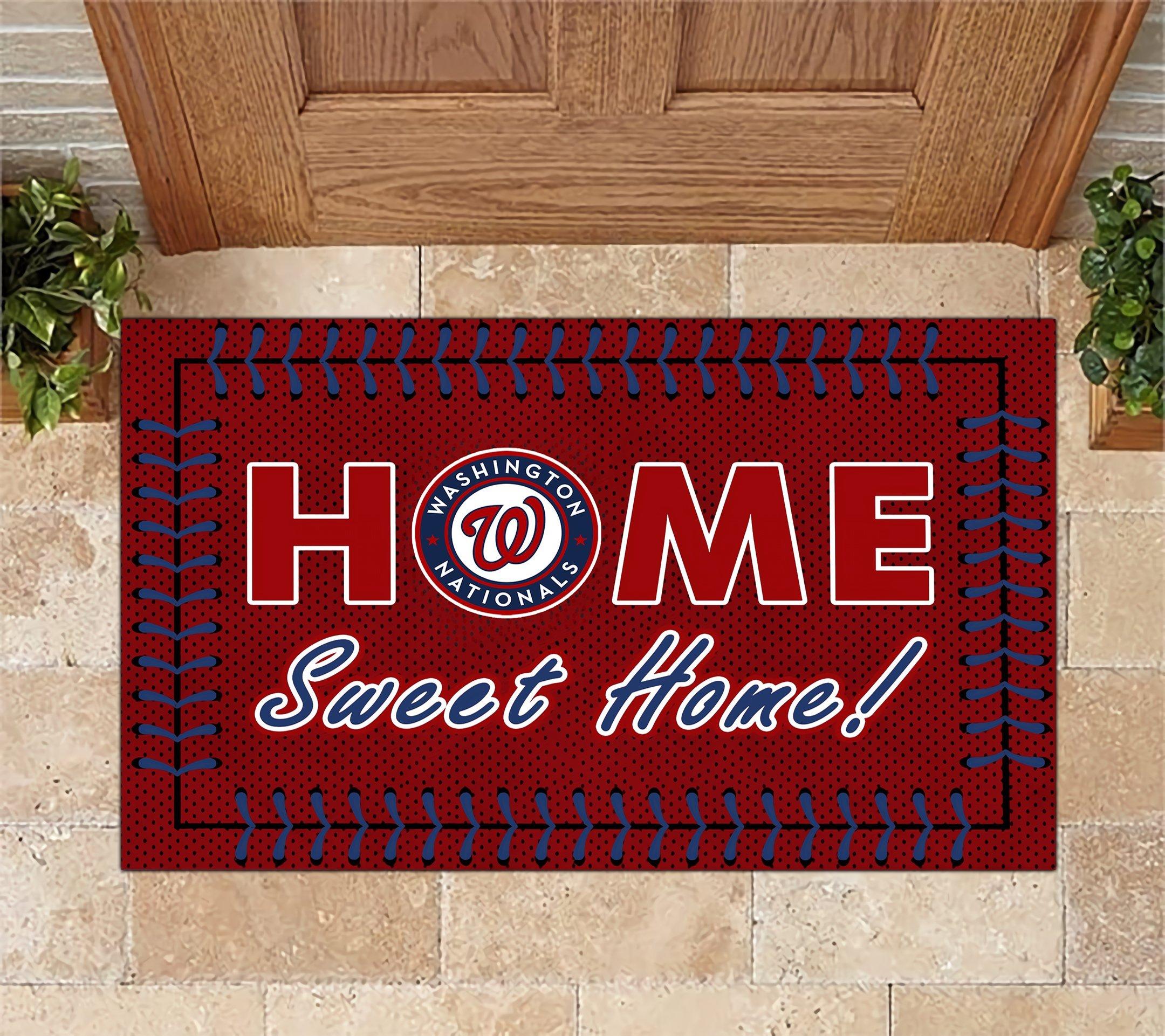Washington Nationals Home Sweet Home Doormat Doormat