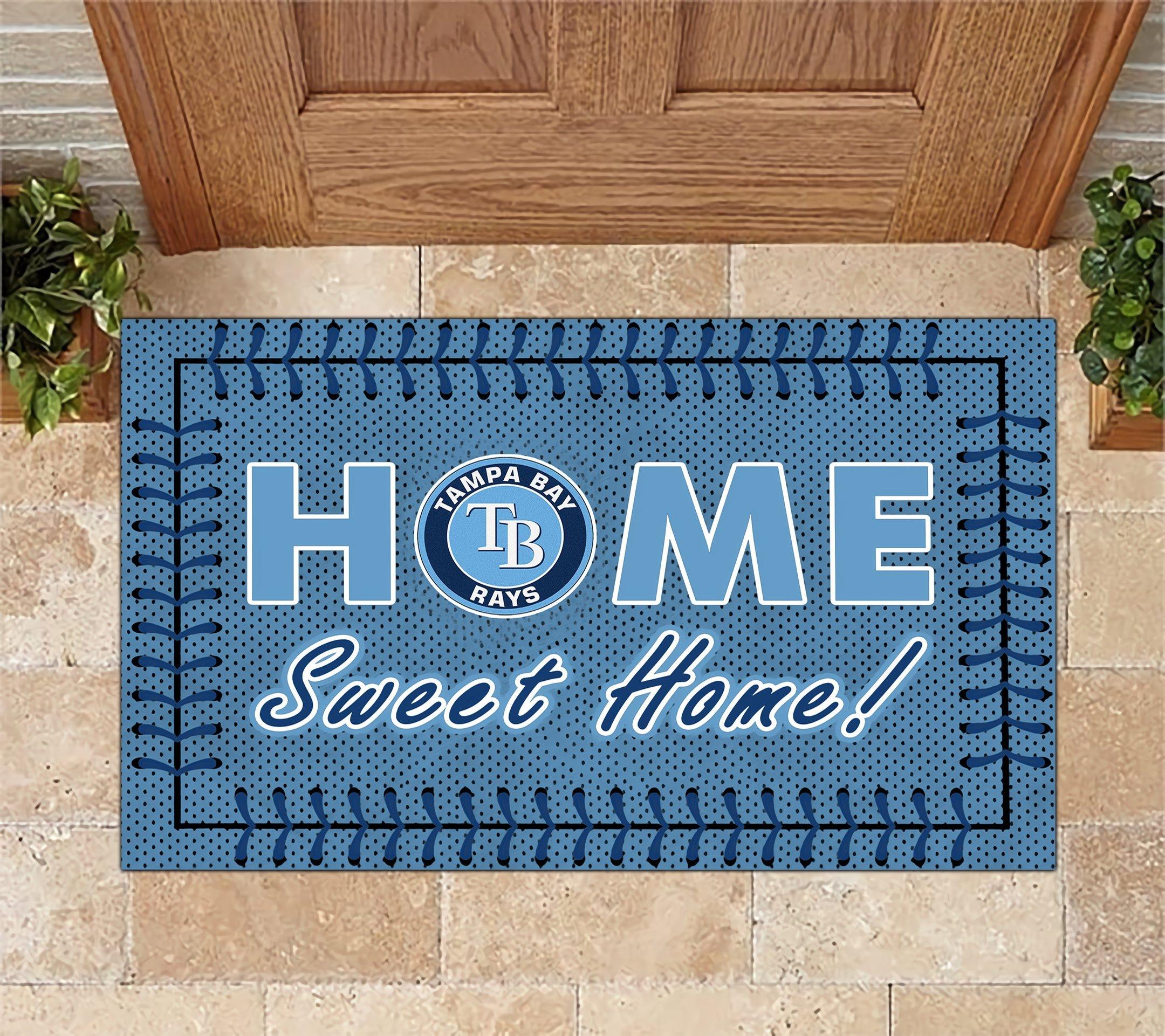Tampa Bay Rays Home Sweet Home Doormat Doormat