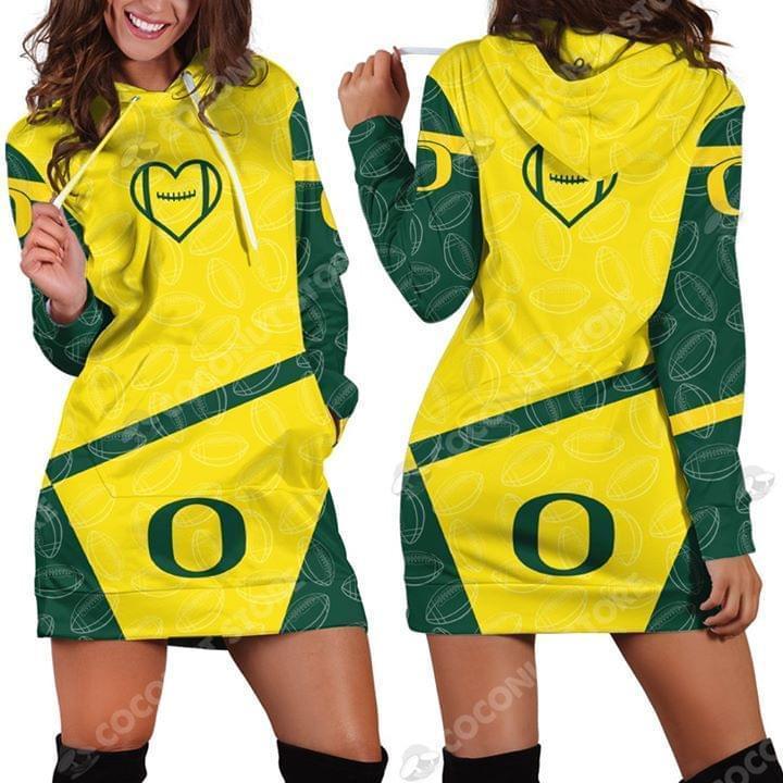 Oregon Ducks Fan 3d Hoodie Dress