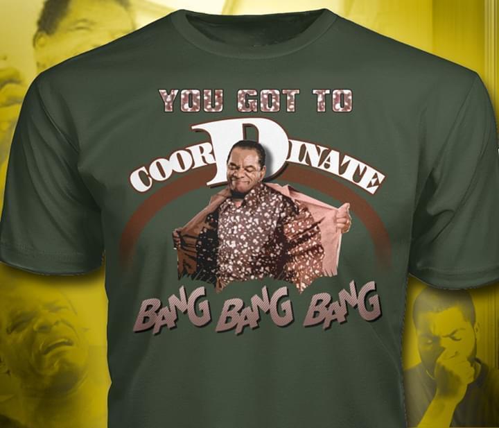 You Got To Coordinate Bang Bang Bang Mr Jackson Boomerang T Shirt