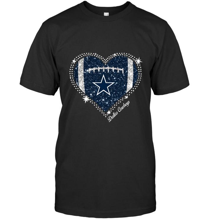 Dallas Cowboys Heart Glitter Pattern Fan Simpson Shirt