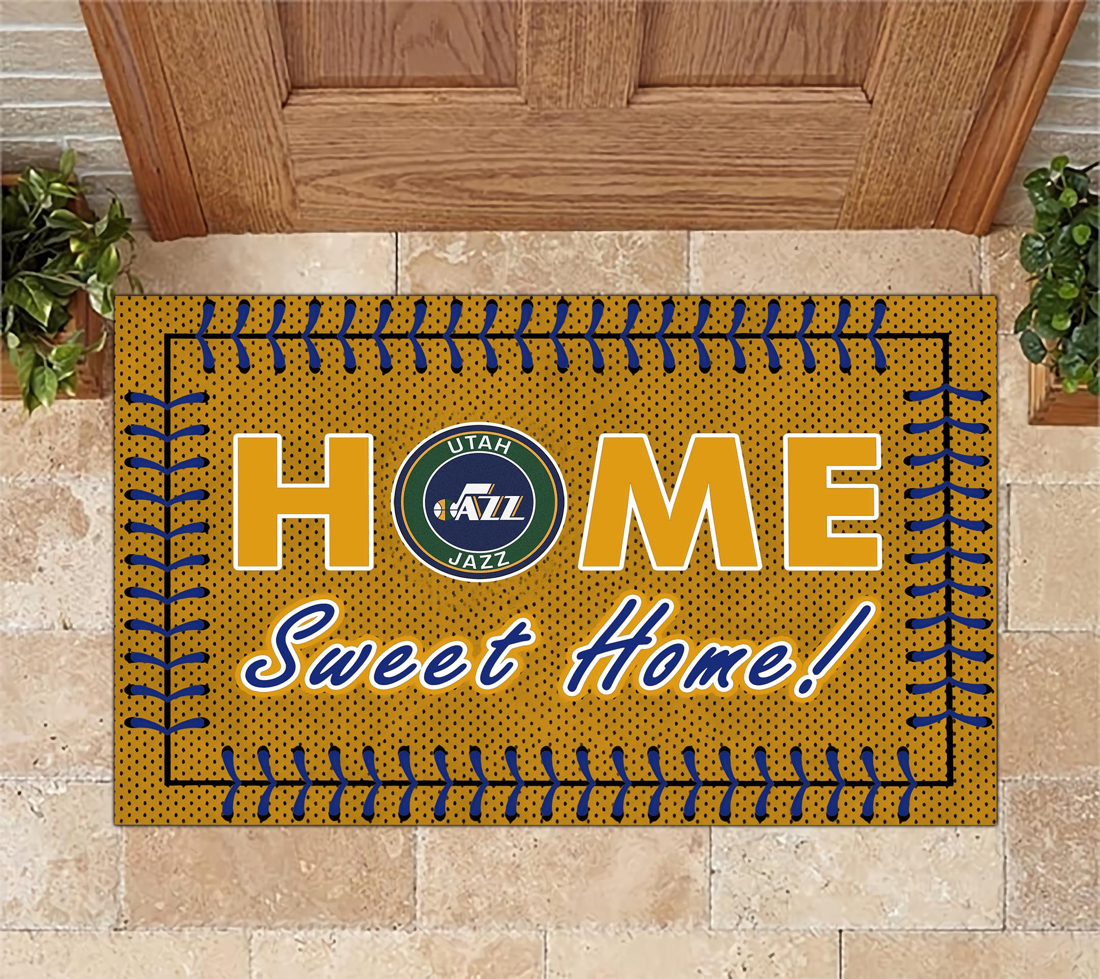 Utah Jazz Home Sweet Home Doormat Doormat