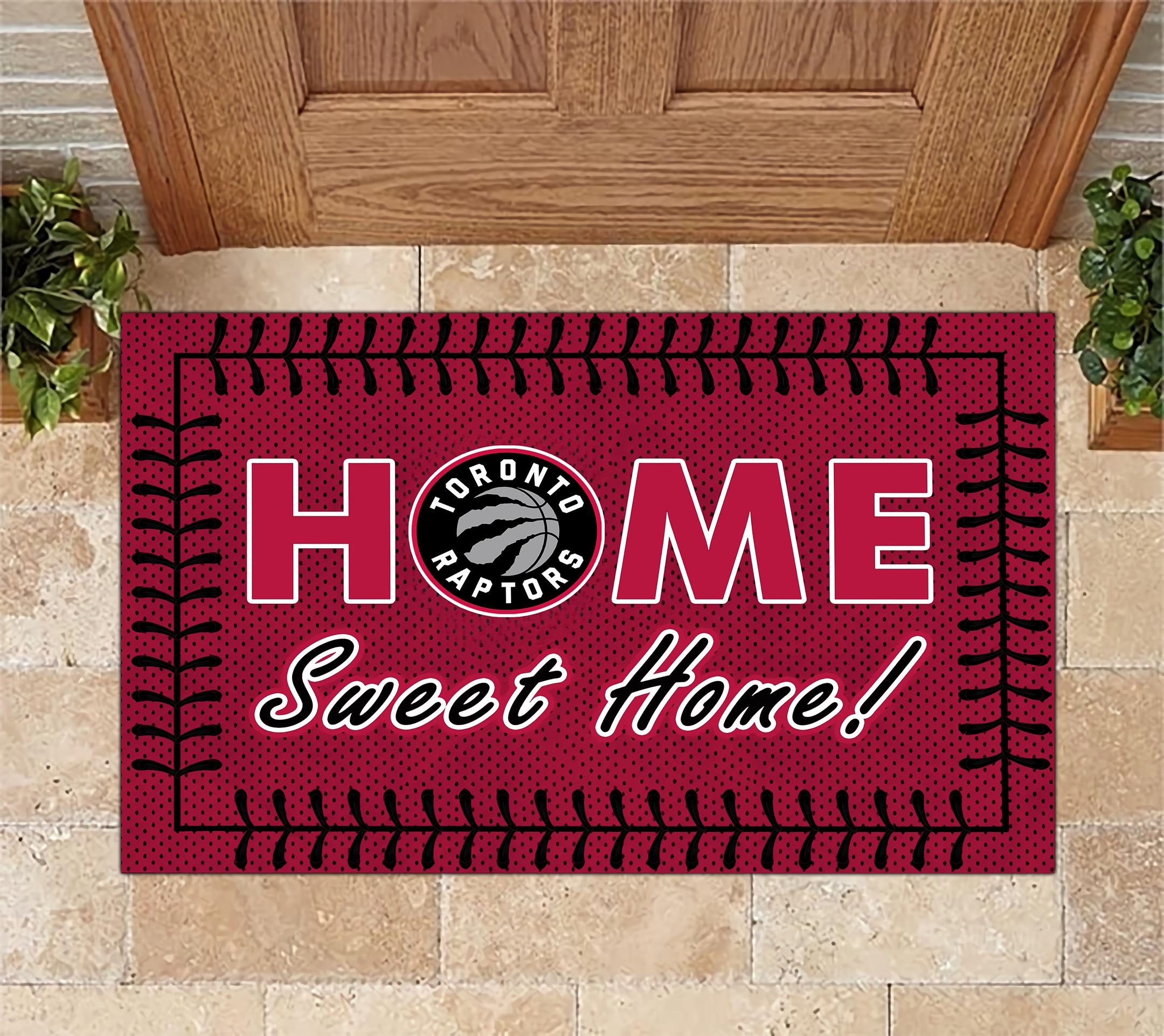 Toronto Raptors Home Sweet Home Doormat Doormat
