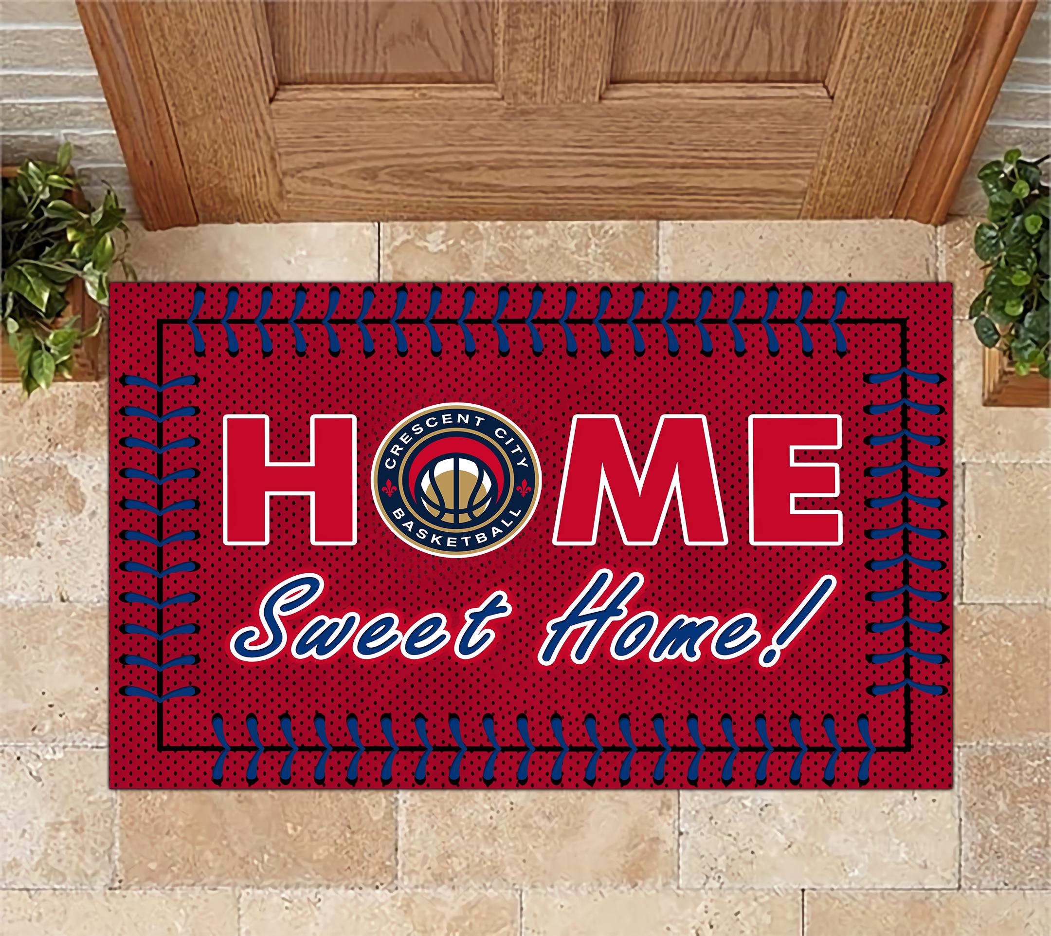 New Orleans Pelicans Home Sweet Home Doormat Doormat