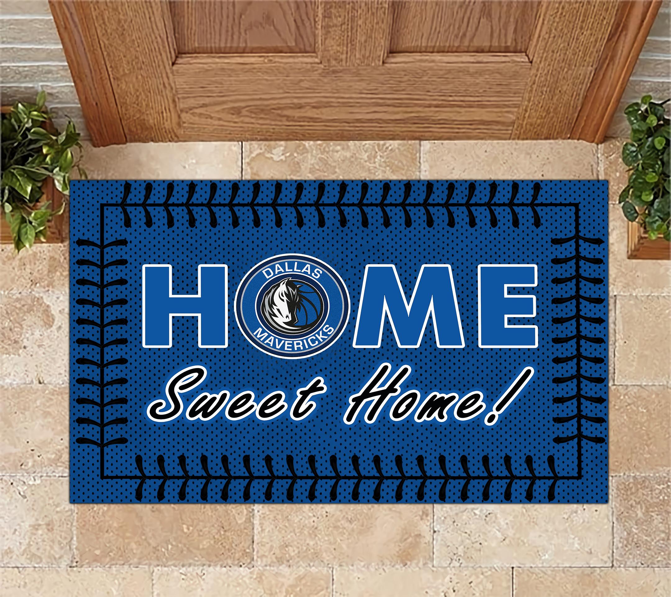 Dallas Mavericks Home Sweet Home Doormat Doormat