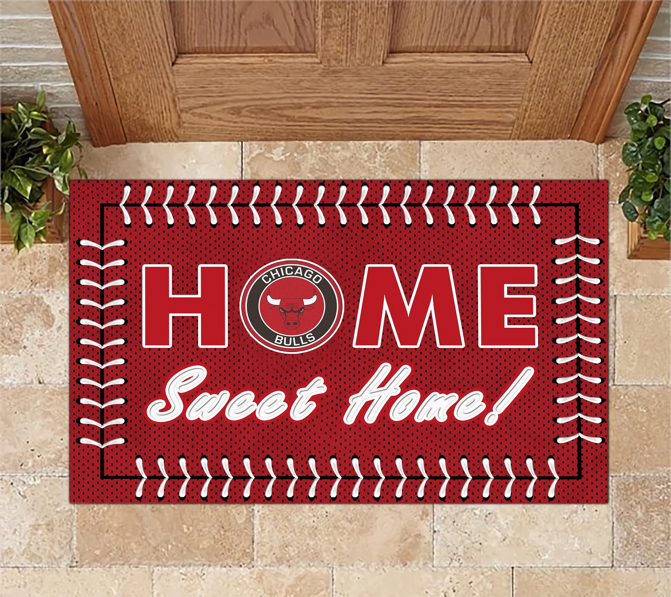 Chicago Bulls Home Sweet Home Doormat Doormat