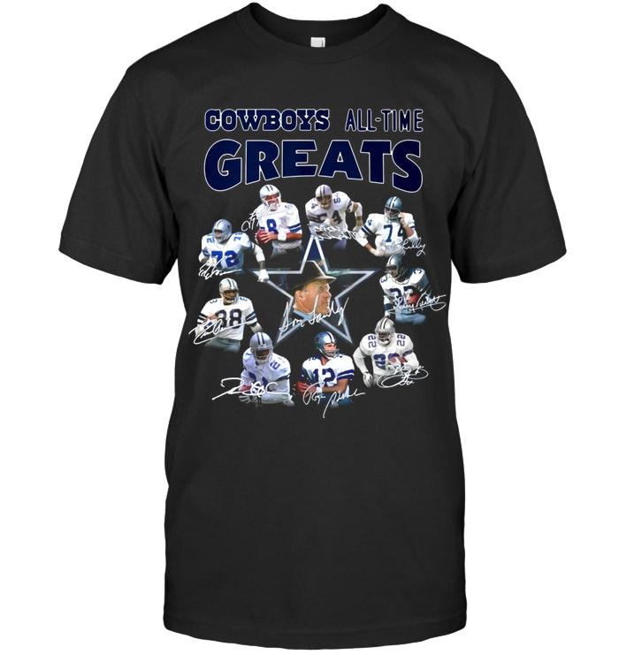 Dallas Cowboys All Time Greats Signed Shirt