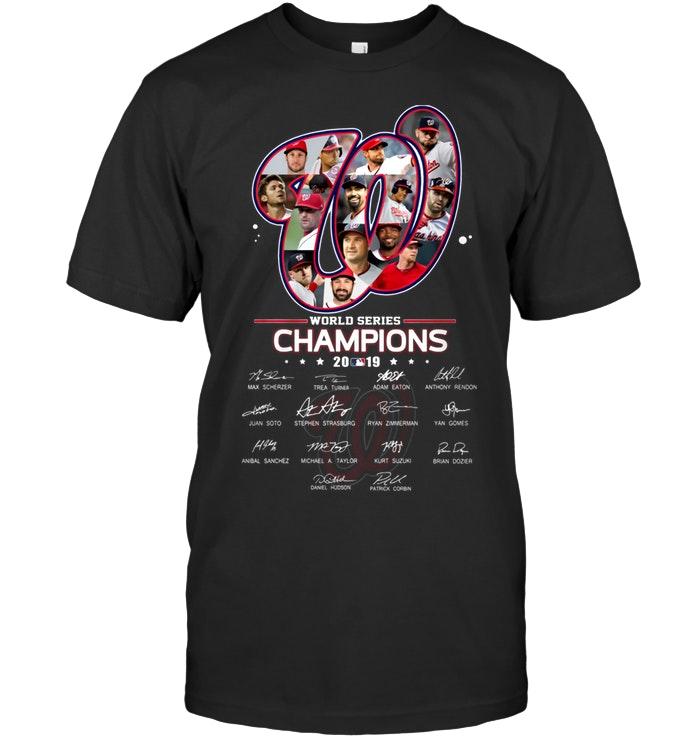 Washington Nationals World Series Champions 2019 Signed Shirt
