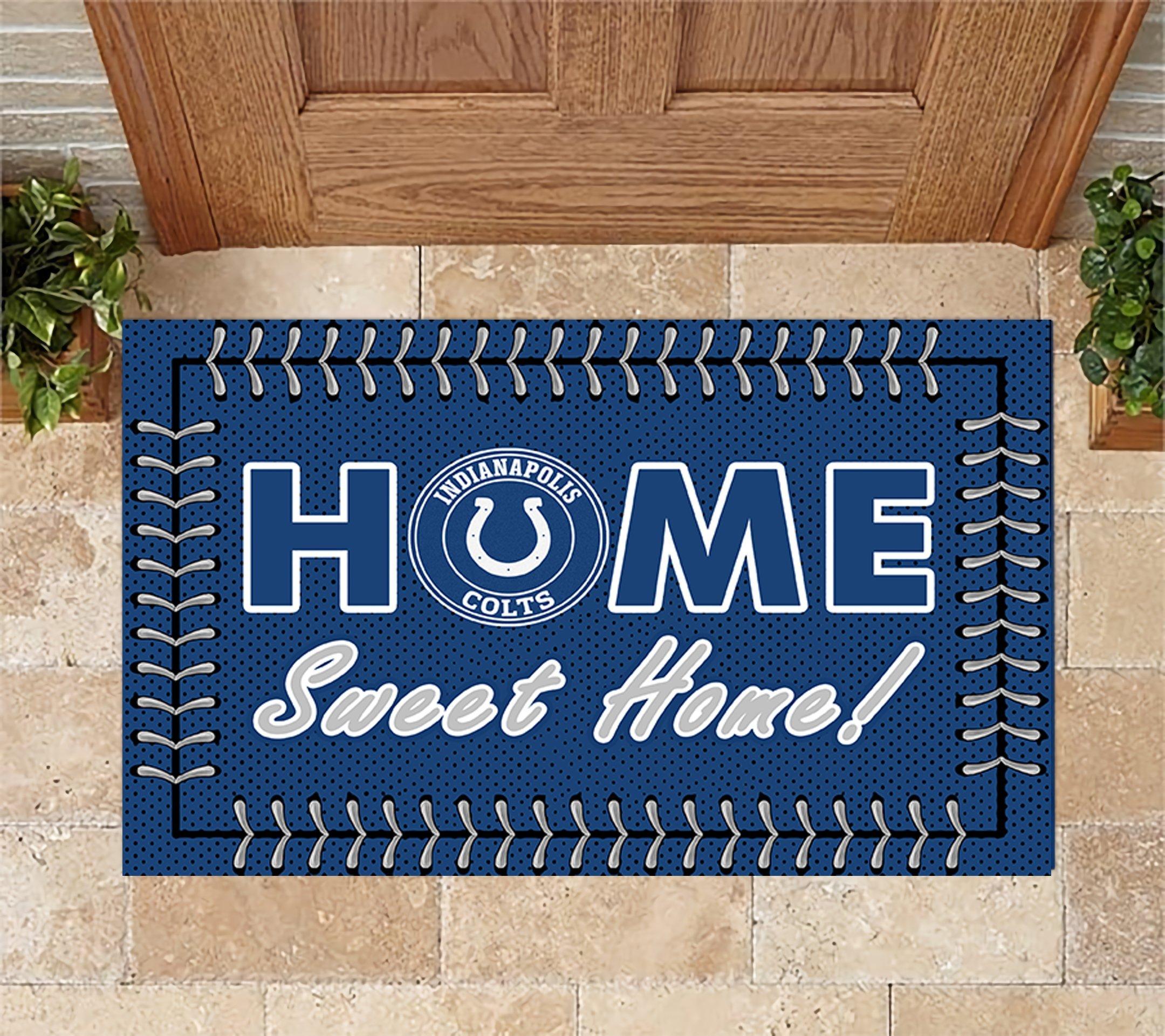 Indianapolis Colts Home Sweet Home Doormat Doormat