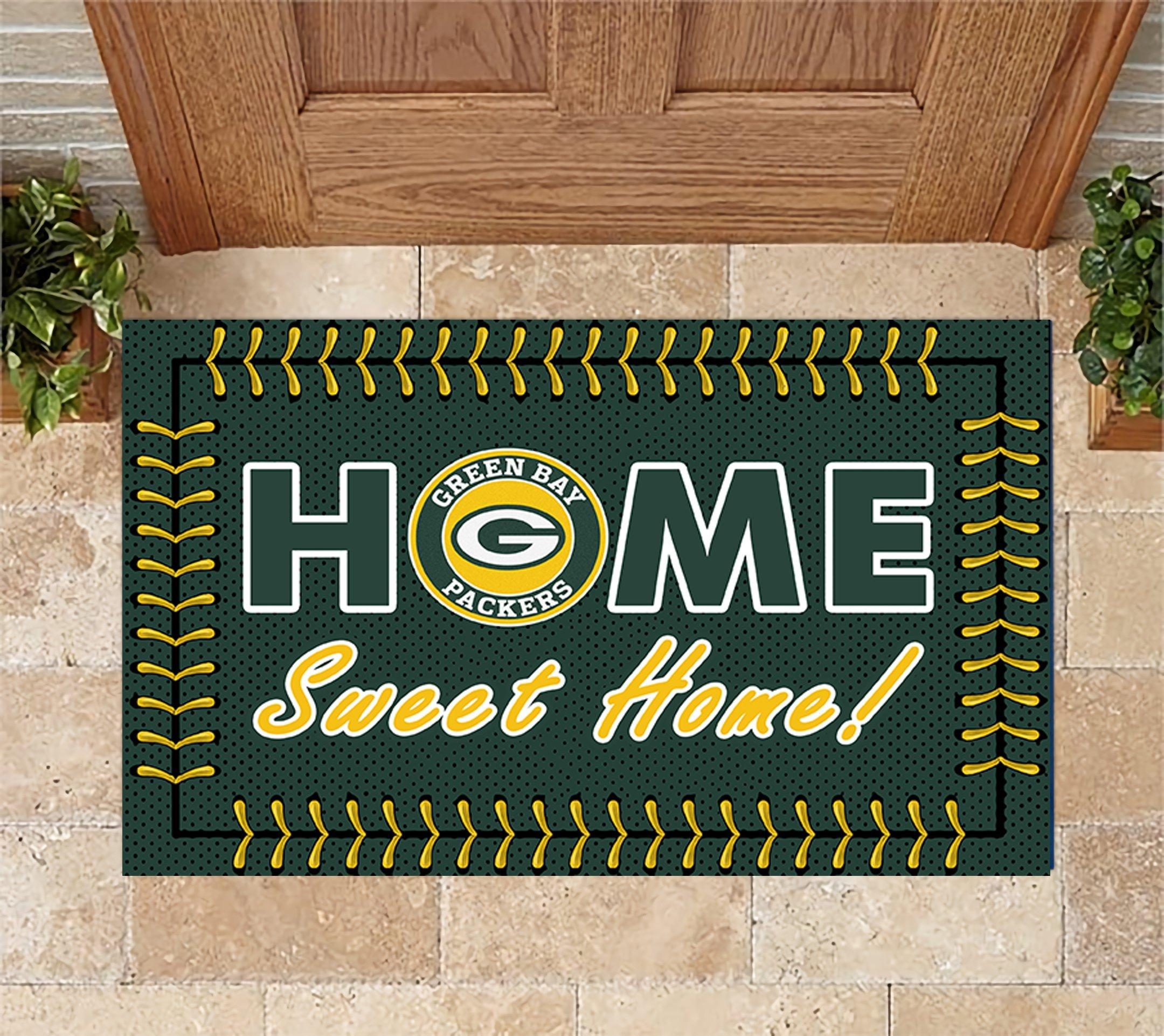 Green Bay Packers Home Sweet Home Doormat Doormat