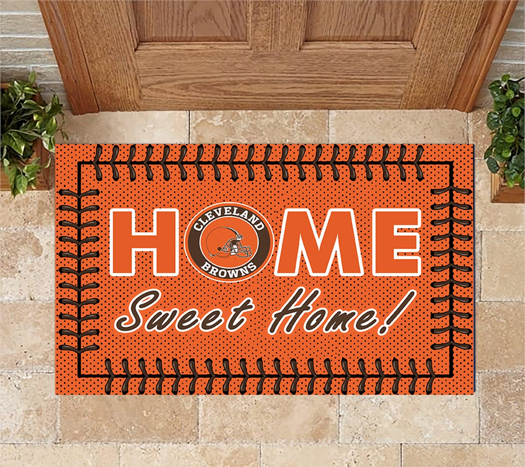 Cleveland Browns Home Sweet Home Doormat Doormat