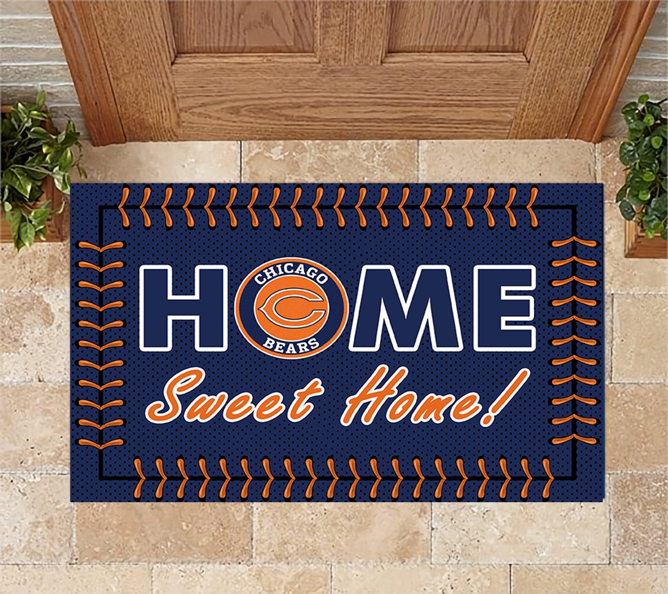Chicago Bears Home Sweet Home Doormat Doormat