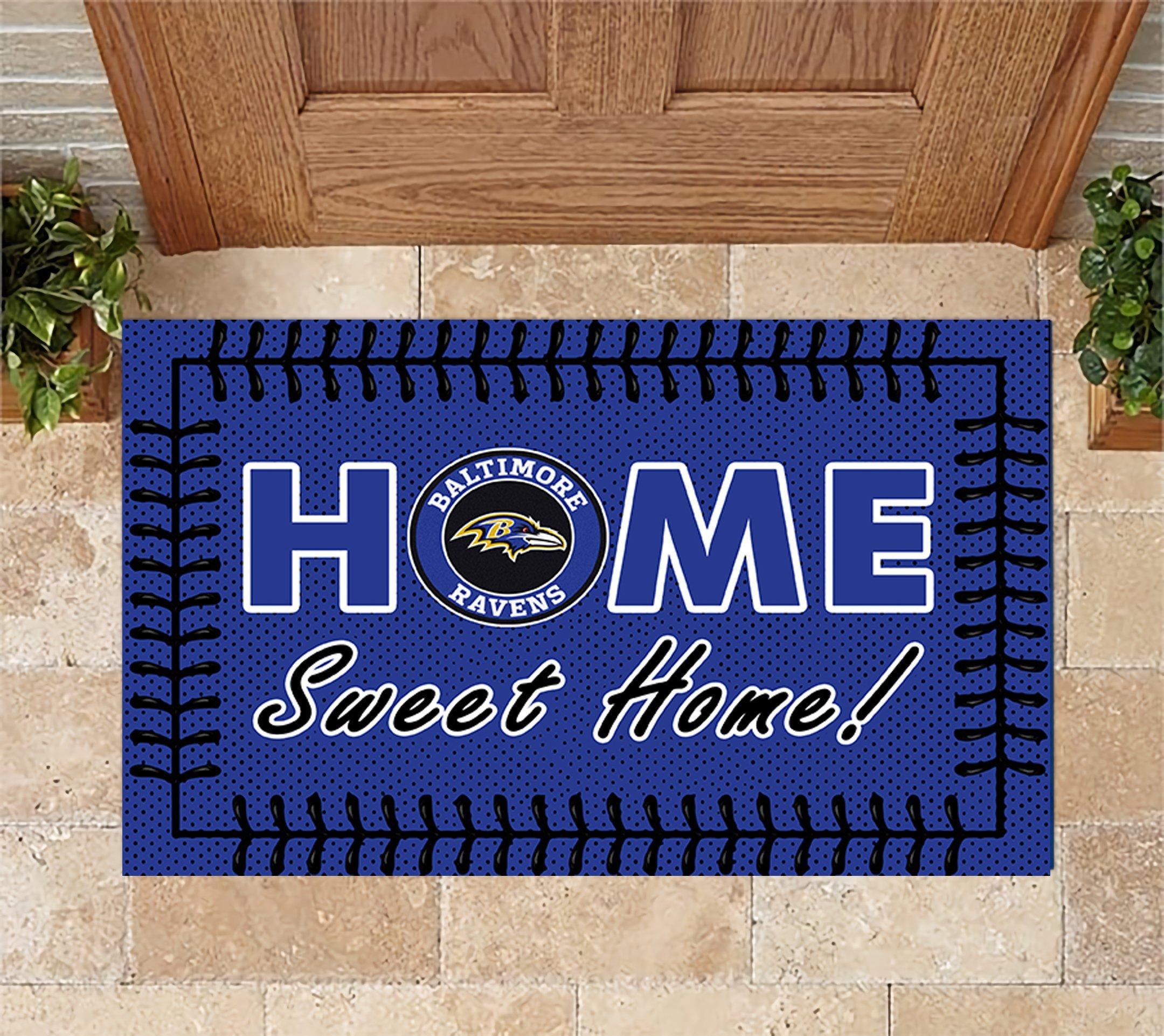Baltimore Ravens Home Sweet Home Doormat Doormat