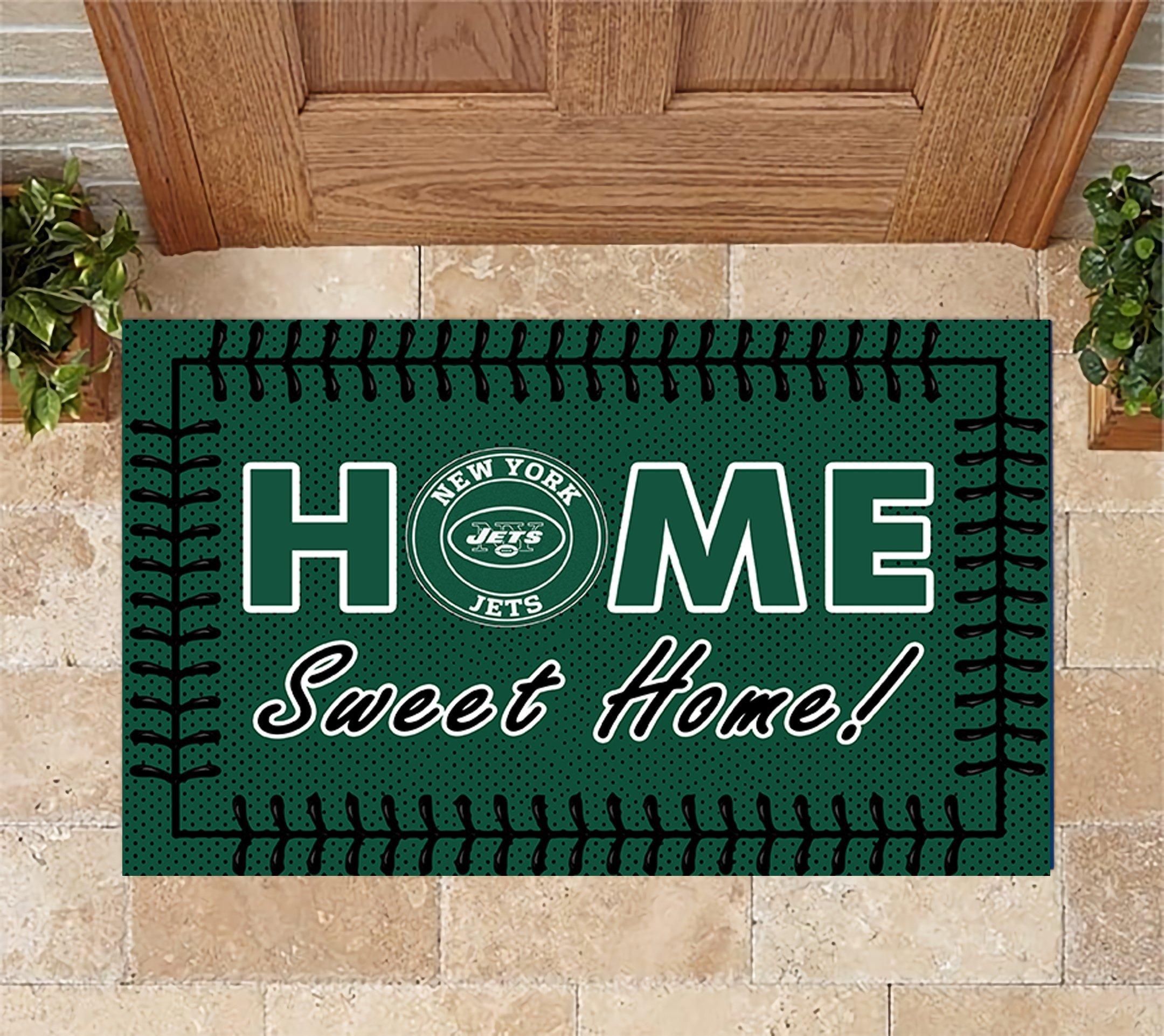 New York Jets Home Sweet Home Doormat Doormat