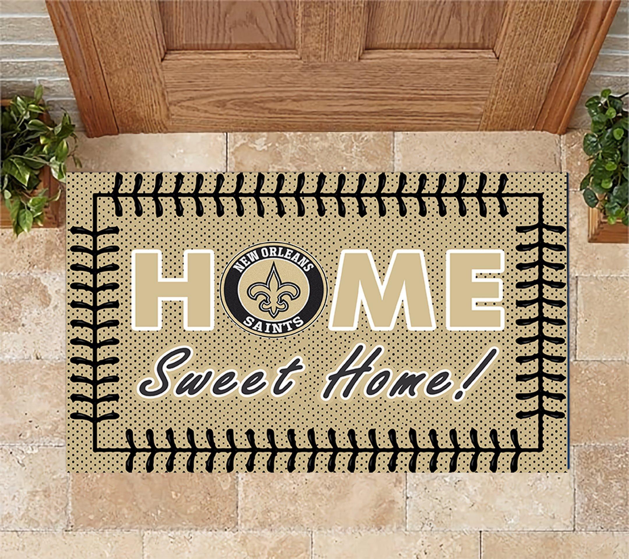New Orleans Saints Home Sweet Home Doormat Doormat