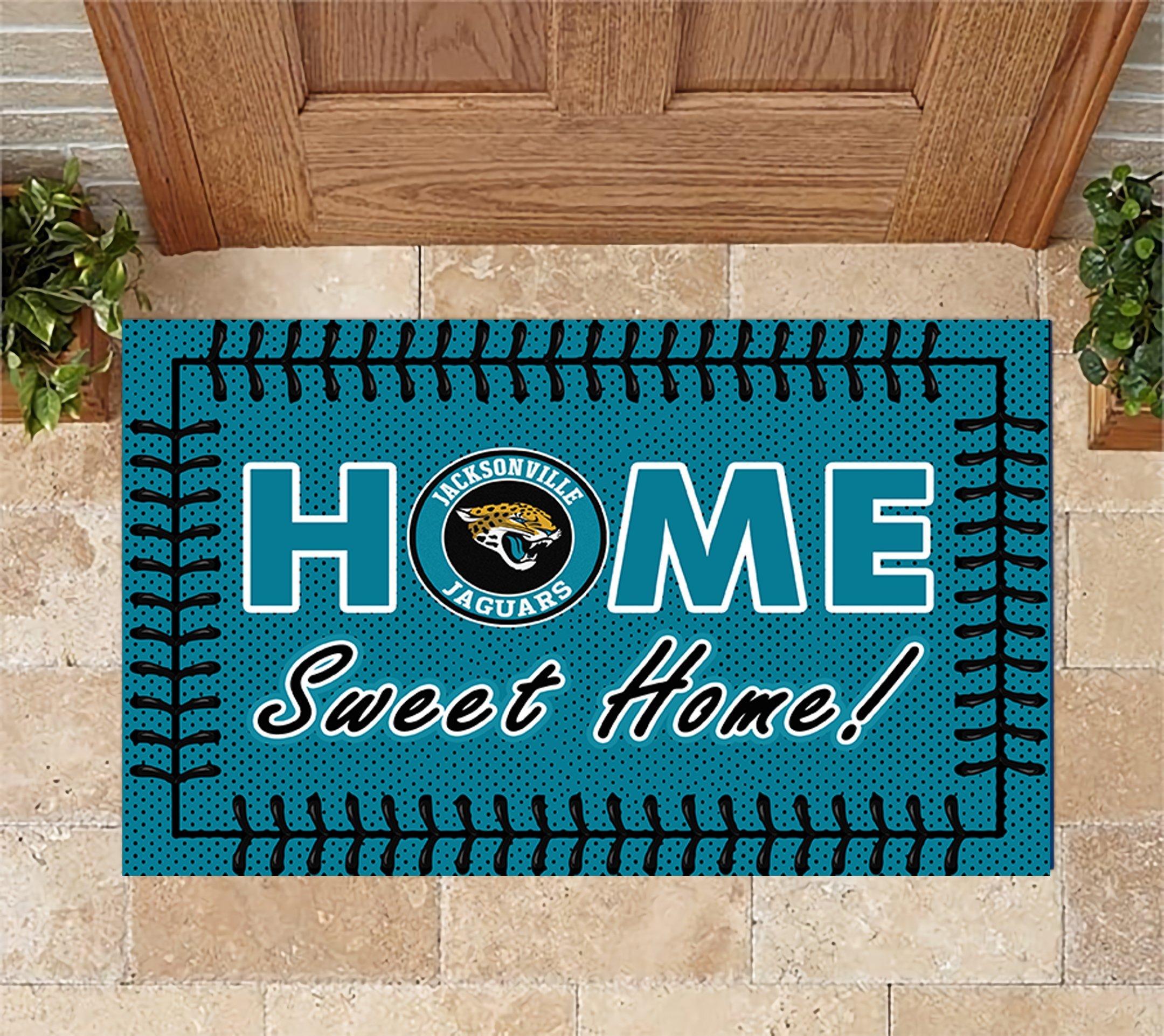 Jacksonville Jaguars Home Sweet Home Doormat Doormat