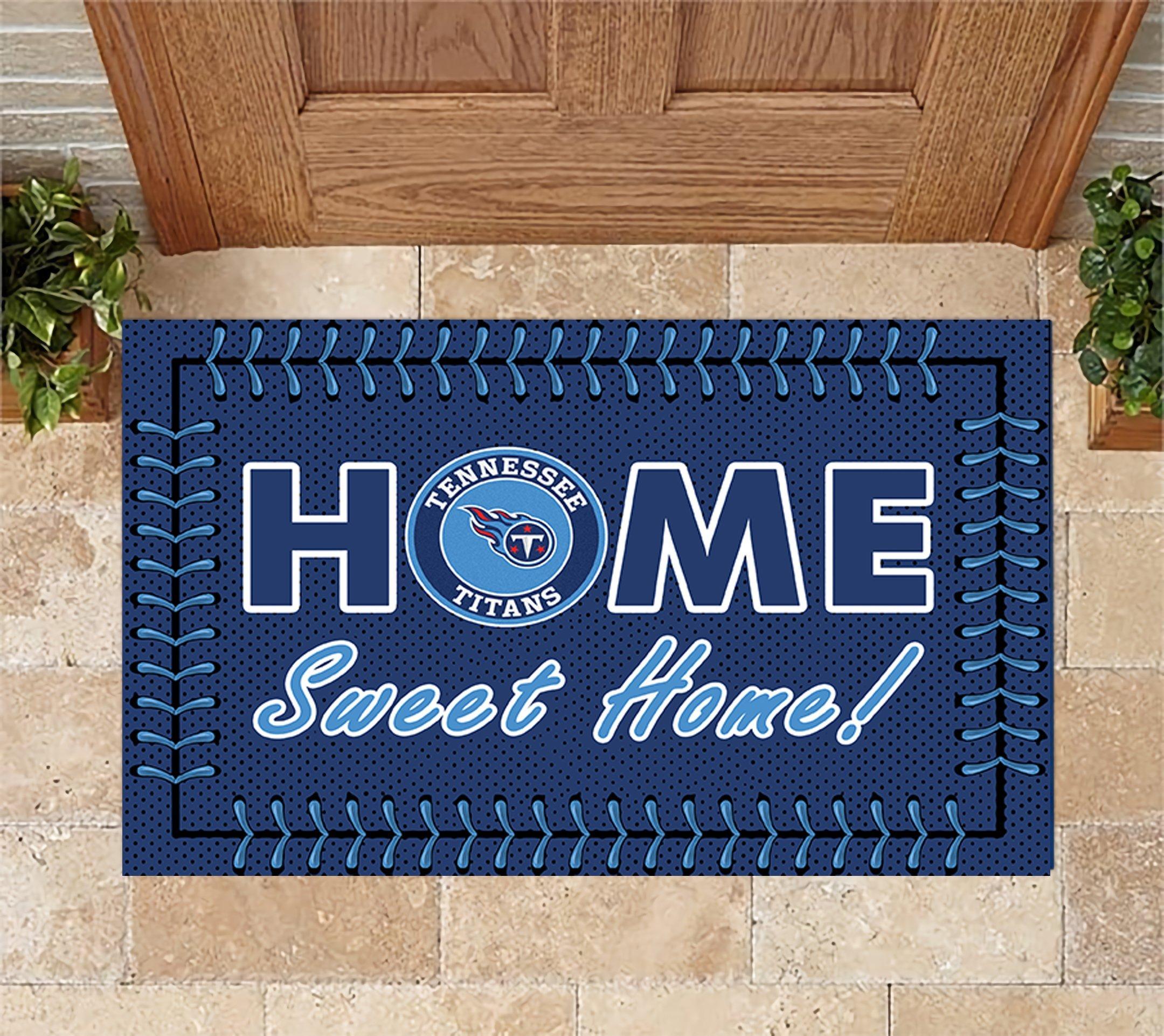 Tennessee Titans Home Sweet Home Doormat Doormat