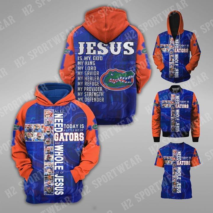All I Need Today Is Little Bit Florida Gators And Whole Lots Of Jesus 3d Printed Hoodie