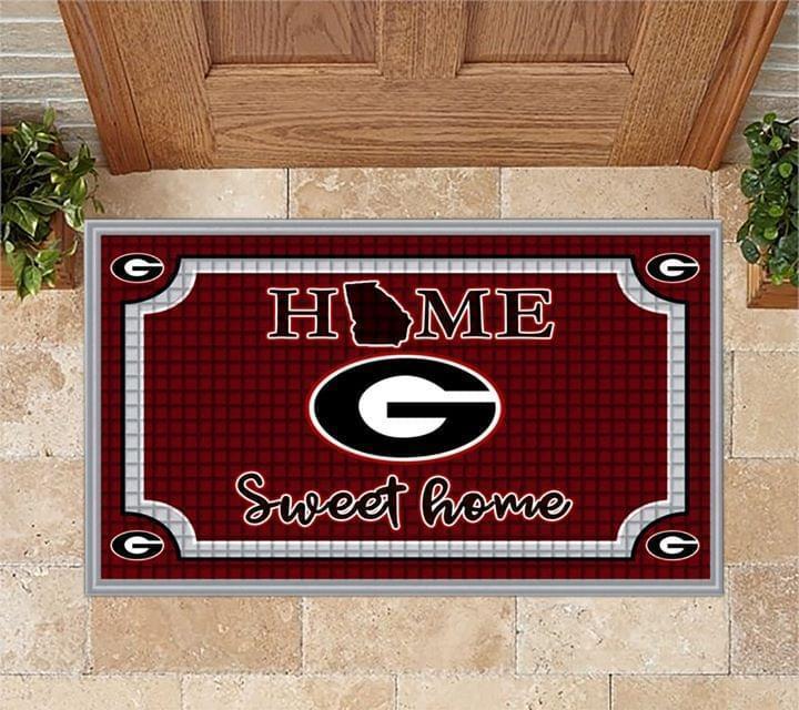 Home Sweet Homre Georgia Bulldogs Doormat