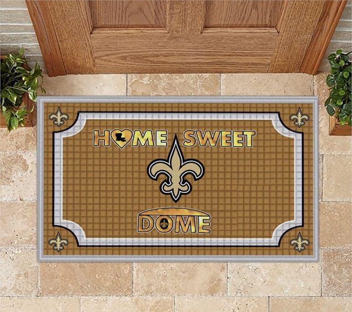 Home Sweet Dome New Orleans Saints Doormat